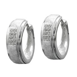 Hoop Örhängen Zirconias Silver 925