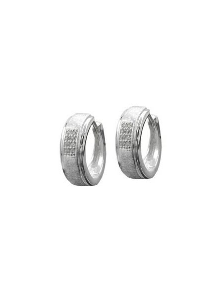 Hoop Örhängen Zirconias Silver 925