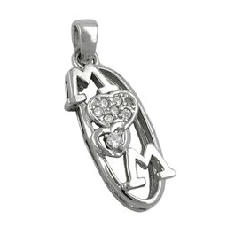 Hängsmycke 'Mom' Zirkonia Silver 925