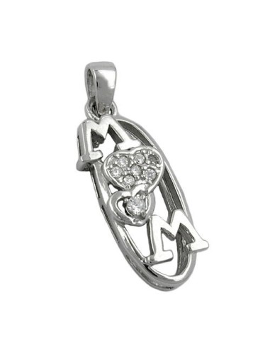 Hängsmycke 'Mom' Zirkonia Silver 925