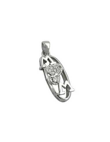 Hängsmycke 'Mom' Zirkonia Silver 925