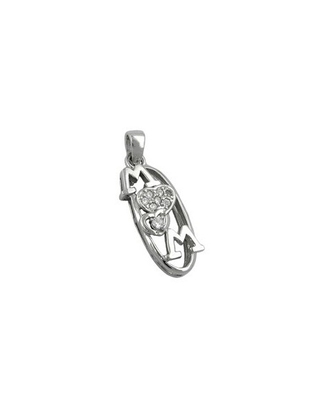 Hängsmycke 'Mom' Zirkonia Silver 925