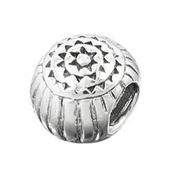 Hängsmycke 10x8mm Bead Antique Blackened Rhodium Plated Silver 925