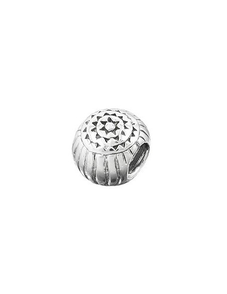 Hängsmycke 10x8mm Bead Antique Blackened Rhodium Plated Silver 925