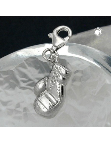 Hängsmycke 15x10mm Berlock Boxing Glove Silver 925