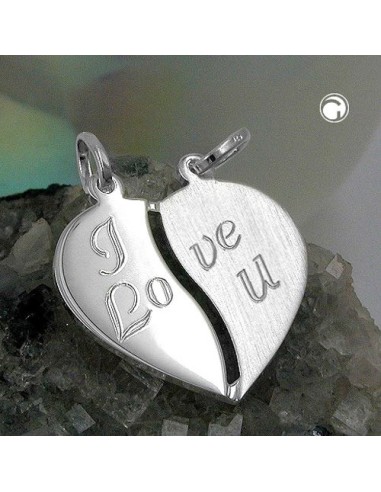 Hängsmycke 2 Hearts Silver 925