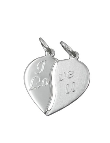 Hängsmycke 2 Hearts Silver 925