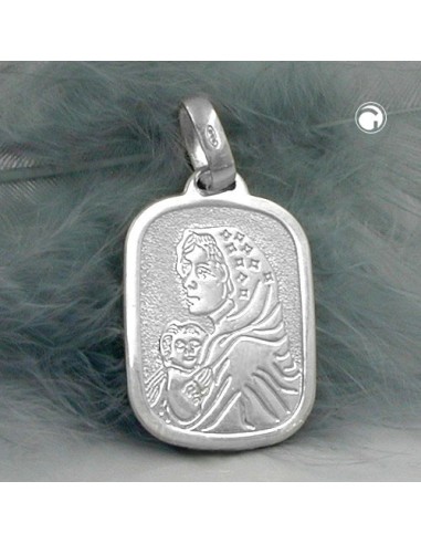 Hängsmycke 21x15mm Mother Mary With Child Silver 925