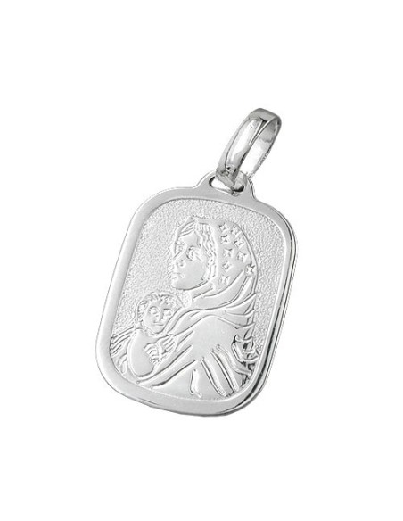 Hängsmycke 21x15mm Mother Mary With Child Silver 925