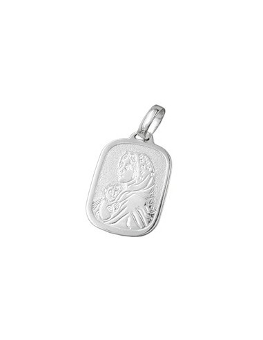 Hängsmycke 21x15mm Mother Mary With Child Silver 925