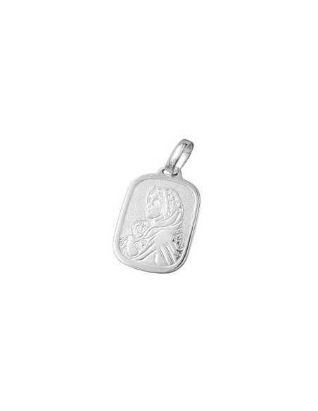 Hängsmycke 21x15mm Mother Mary With Child Silver 925