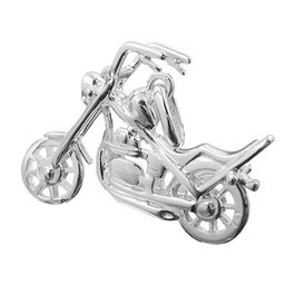 Hängsmycke 25x18mm Chopper Motorcycle Silver 925