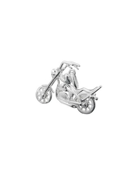 Hängsmycke 25x18mm Chopper Motorcycle Silver 925