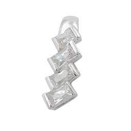Hängsmycke 4 Zirconia Crystals Silver 925