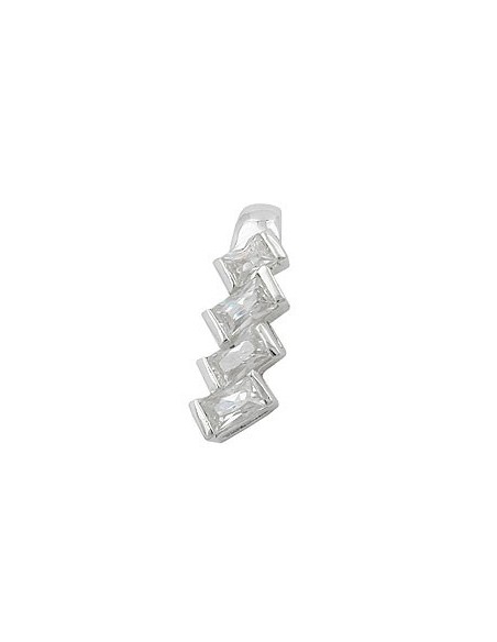 Hängsmycke 4 Zirconia Crystals Silver 925
