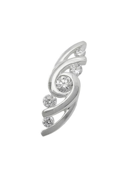 Hängsmycke 5 Zirconia Crystals Silver 925