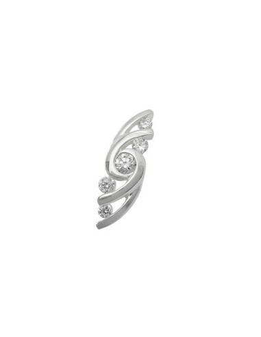 Hängsmycke 5 Zirconia Crystals Silver 925