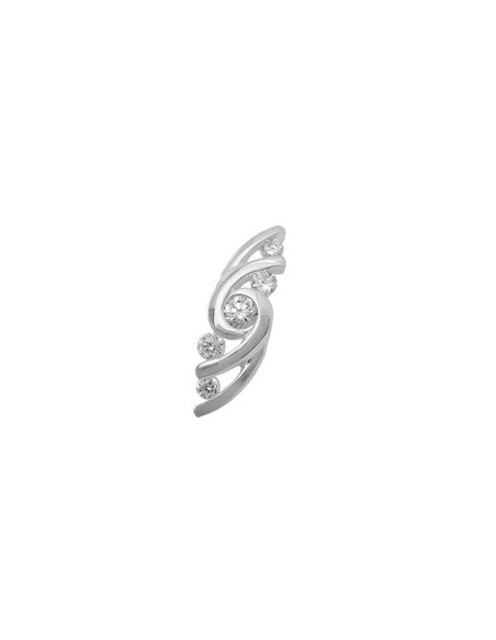 Hängsmycke 5 Zirconia Crystals Silver 925