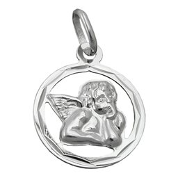 Hängsmycke Angel In Circle Silver 925