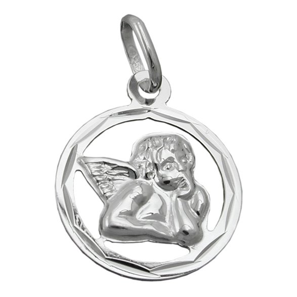 Hängsmycke Angel In Circle Silver 925