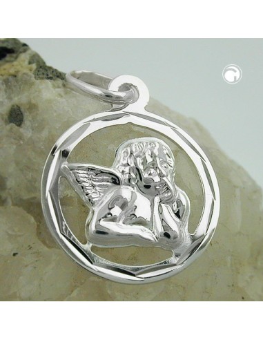 Hängsmycke Angel In Circle Silver 925