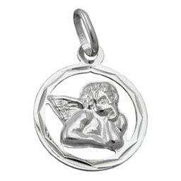 Hängsmycke Angel In Circle Silver 925