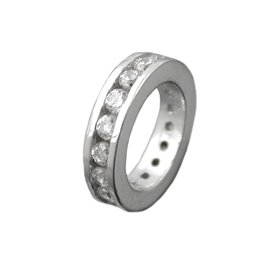 Hängsmycke Babtism Ring Cz Silver 925