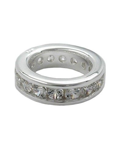 Hängsmycke Baptismal Ring Cubic Zirconia Silver 925