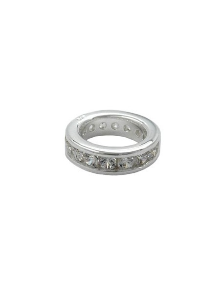 Hängsmycke Baptismal Ring Cubic Zirconia Silver 925