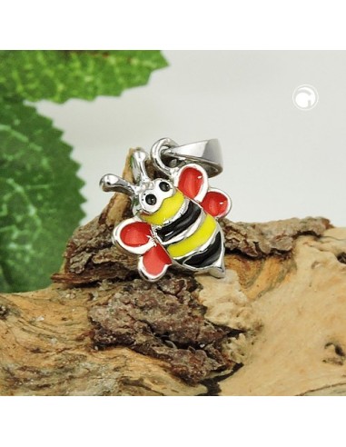 Hängsmycke Bee Multi-Colored Silver 925