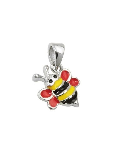 Hängsmycke Bee Multi-Colored Silver 925