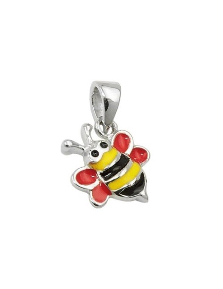 Hängsmycke Bee Multi-Colored Silver 925