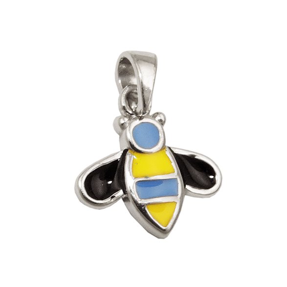 Hängsmycke Bee Multi-Colored Silver 925