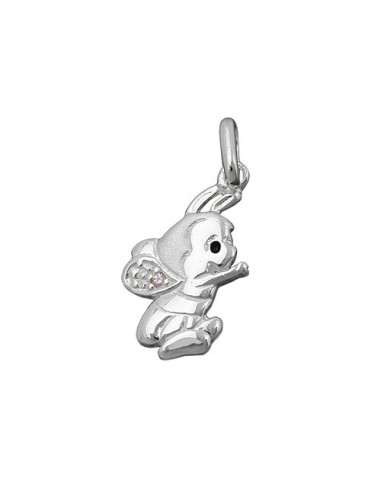 Hängsmycke Bee Pink Zirconia Silver 925