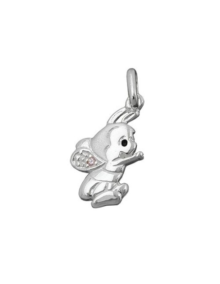Hängsmycke Bee Pink Zirconia Silver 925