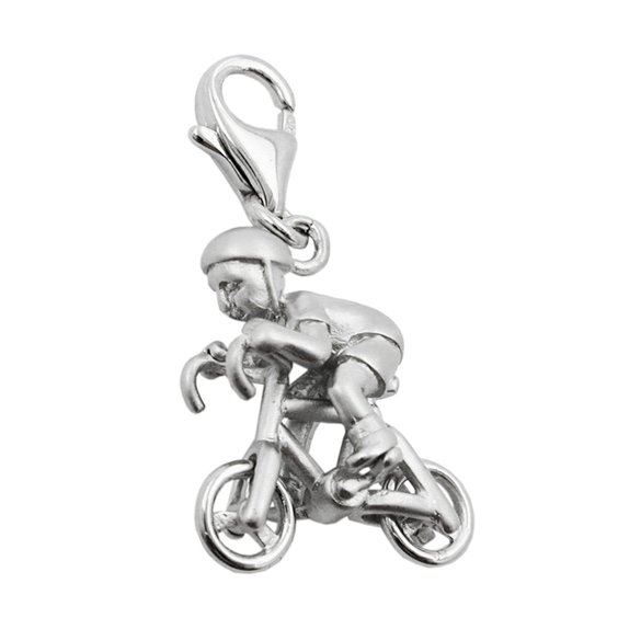 Hängsmycke Berlock Biker Silver 925