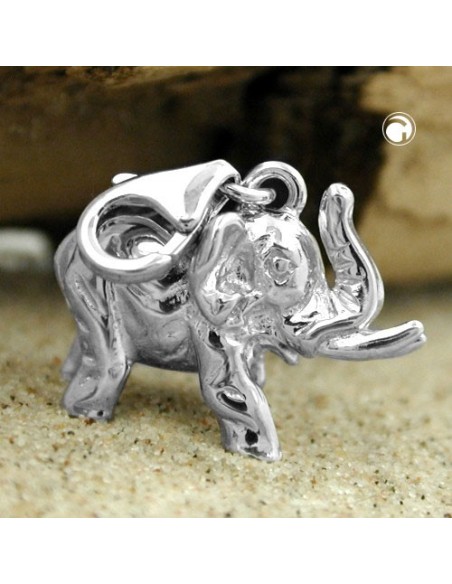 Hängsmycke Berlock Elephant Silver 925