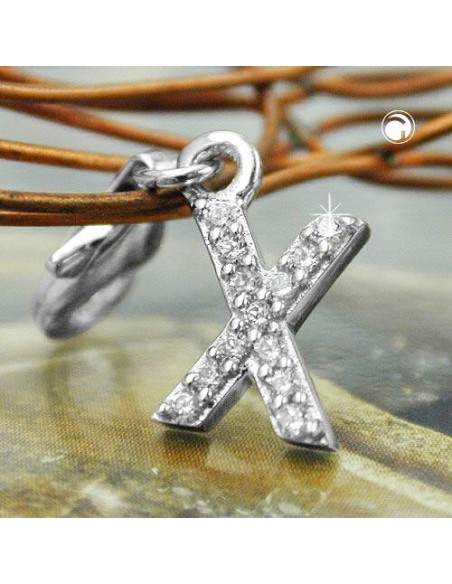 Hängsmycke Berlock Letter X Silver 925
