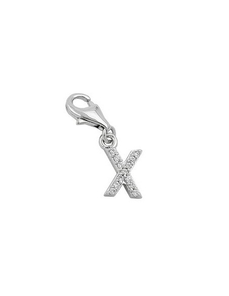 Hängsmycke Berlock Letter X Silver 925