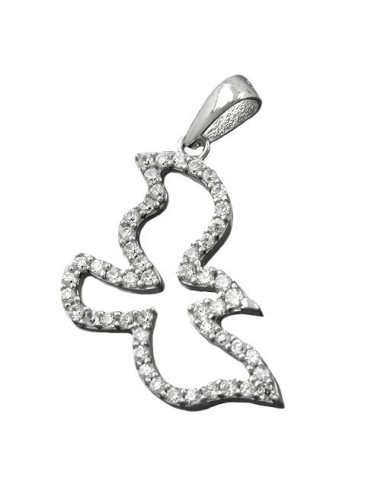 Hängsmycke Bird With Zirconia Crystals Silver 925