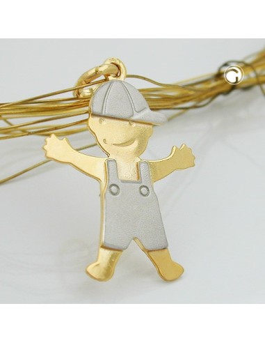 Hängsmycke Boy Two Tone Silver 925