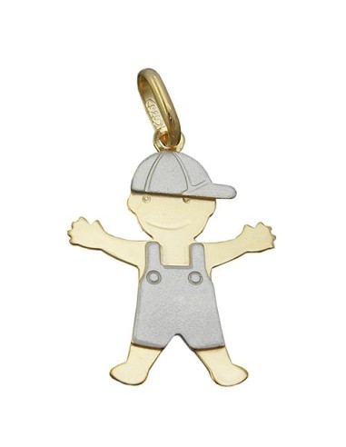 Hängsmycke Boy Two Tone Silver 925