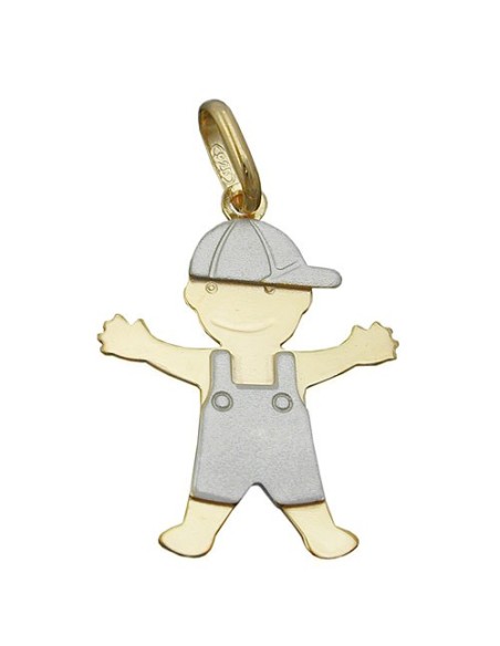 Hängsmycke Boy Two Tone Silver 925