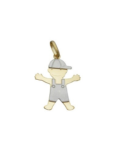 Hängsmycke Boy Two Tone Silver 925