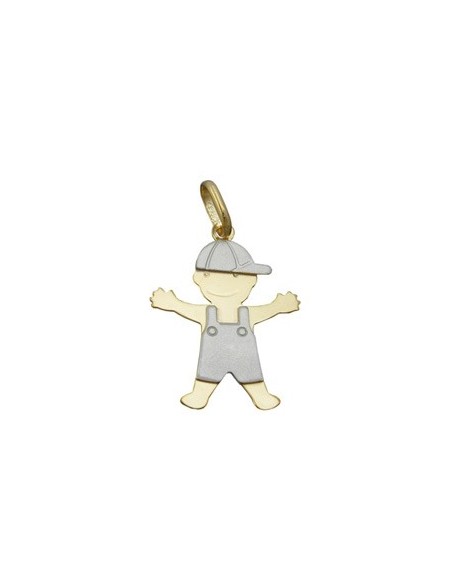 Hängsmycke Boy Two Tone Silver 925