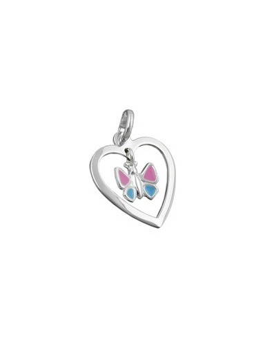 Hängsmycke Butterfly Heart Silver 925