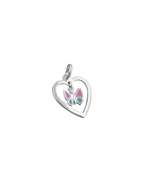 Hängsmycke Butterfly Heart Silver 925