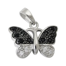 Hängsmycke Butterfly Zirconia Silver 925