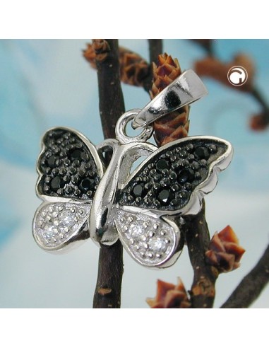 Hängsmycke Butterfly Zirconia Silver 925