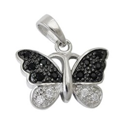 Hängsmycke Butterfly Zirconia Silver 925